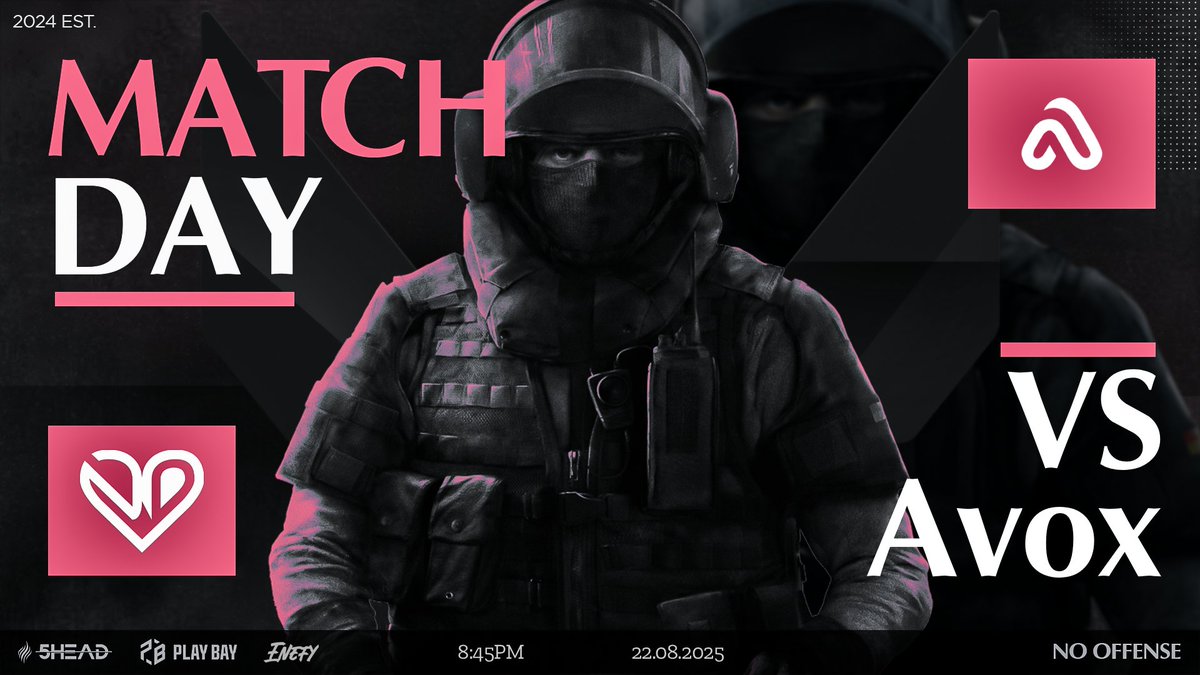 NO Offense (@nofatw) on Twitter photo 🎮MATCHDAY <a href="/ControllerCup/">Elite Controller League</a>🎮
Kurzes Resultat zum gestrigen Match.
Ging 0:2 für @/IEyneh @/zVeRiOx & Co aus...
Das Ergebnis von gestern soll uns nicht aufhalten beim weitermachen.🫡
🆚 <a href="/Esport_Avox/">AVOX ESPORT</a>
⏲️ 20:45 Uhr
Das Lineup soll heute den Sieg einfahren:
🤍 <a href="/hxafiTTV/">hxafi</a>
🩷 🎮MATCHDAY <a href="/ControllerCup/">Elite Controller League</a>🎮
Kurzes Resultat zum gestrigen Match.
Ging 0:2 für @/IEyneh @/zVeRiOx & Co aus...
Das Ergebnis von gestern soll uns nicht aufhalten beim weitermachen.🫡
🆚 <a href="/Esport_Avox/">AVOX ESPORT</a>
⏲️ 20:45 Uhr
Das Lineup soll heute den Sieg einfahren:
🤍 <a href="/hxafiTTV/">hxafi</a>
🩷