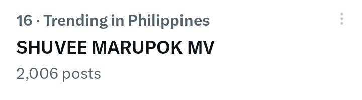 umangat na hay thank you. sixteen!

SHUVEE MARUPOK MV
SHUVEE MARUPOK MV