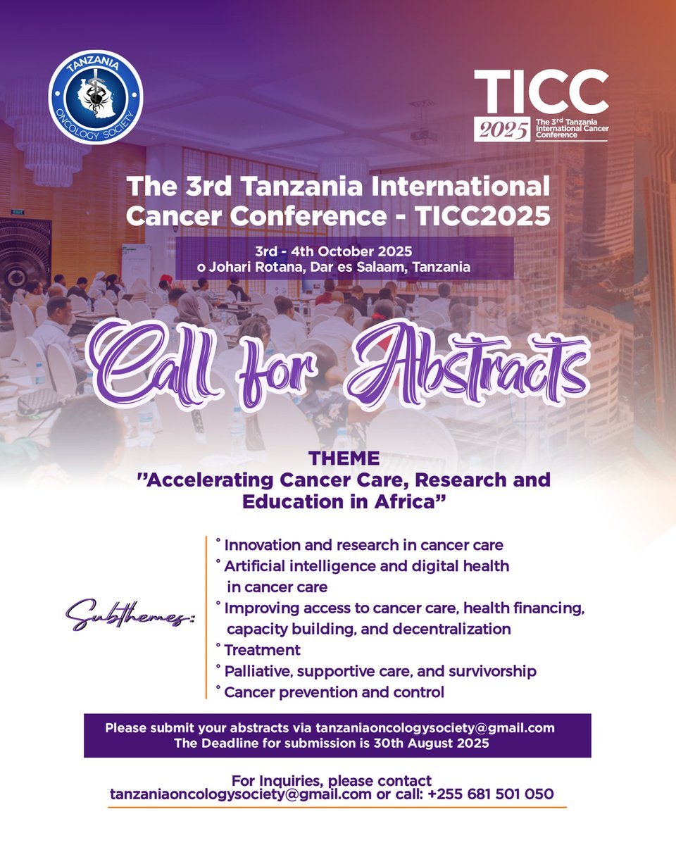 Call for Abstracts 

#TICC2025