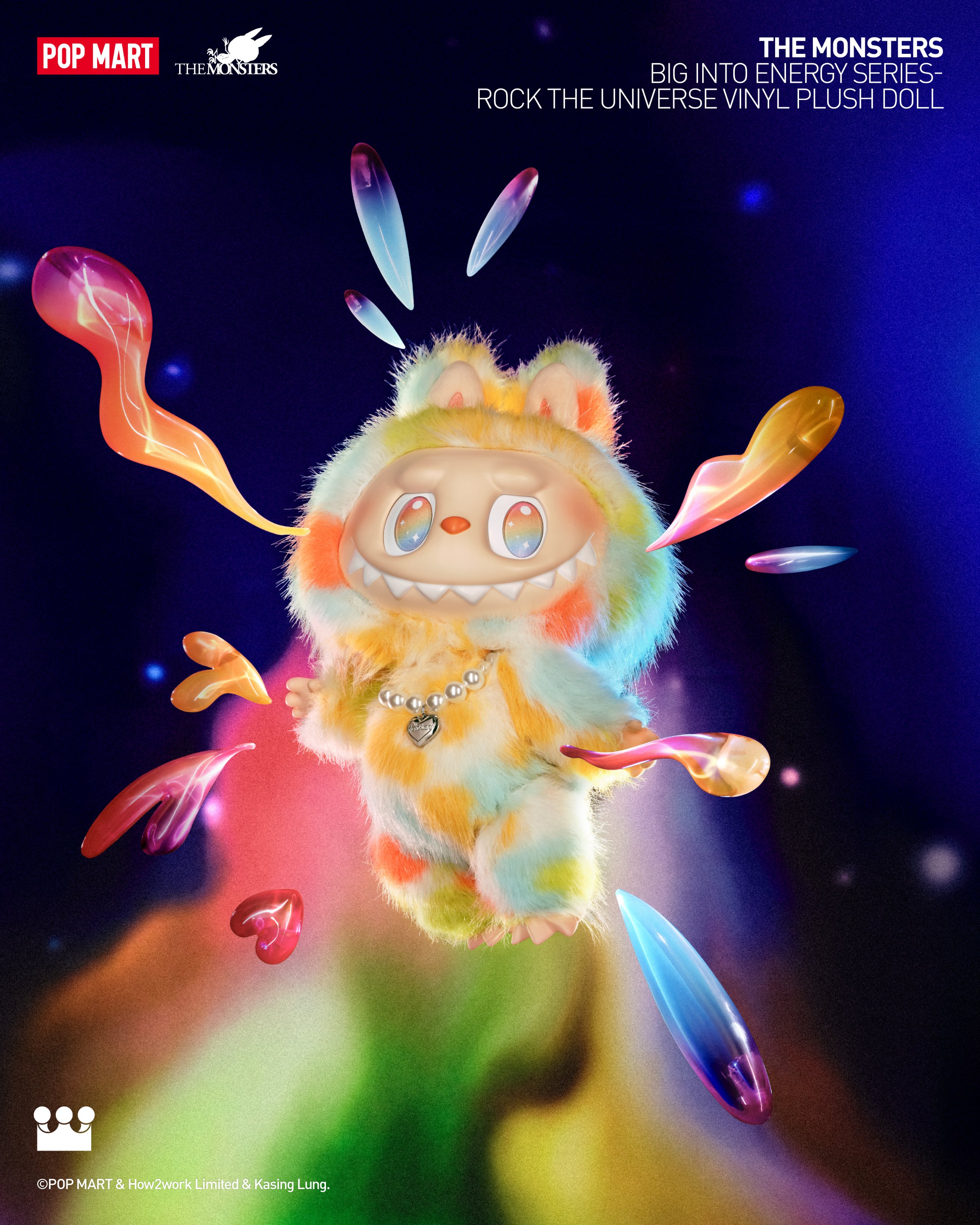 【正規品】Big into Energy ROCK THE UNIVERSE Pop Mart Labubu The Monsters Big into Energy Series Rock The