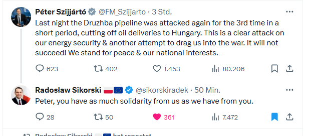 Poland gives Hungary the appropriate answer.
👍👍👍