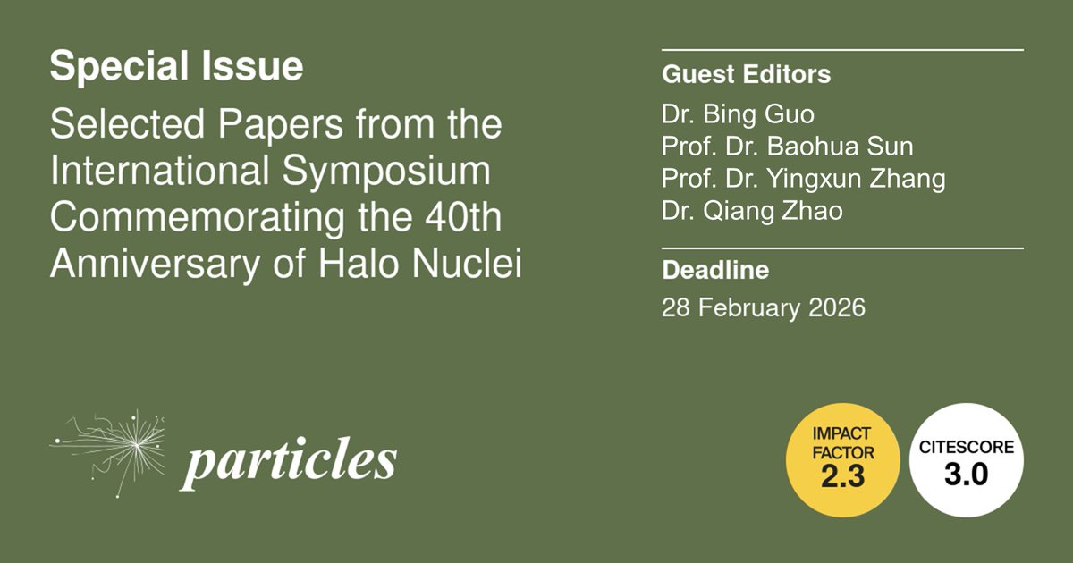 Particles MDPI tweet media