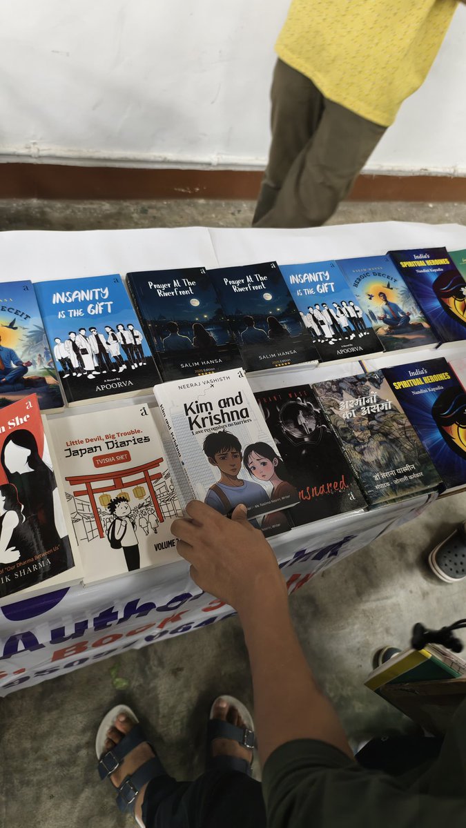 vashisth2361's tweet image. Thank you #kimandkrishna @AuthorsInkIndia  . Yesterday at DTU !