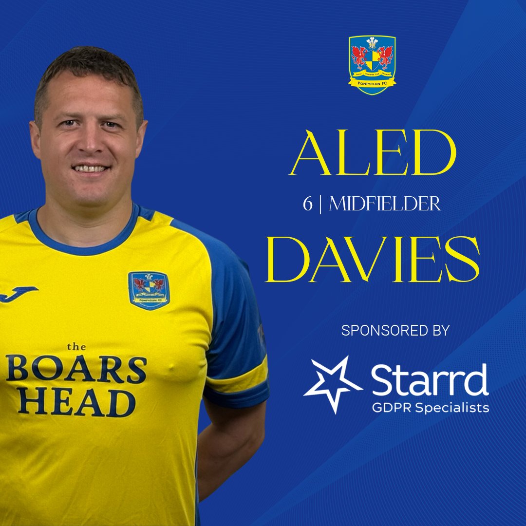 🤝 𝐏𝐋𝐀𝐘𝐄𝐑 𝐒𝐏𝐎𝐍𝐒𝐎𝐑    

The club would like to thank <a href="/StarrdLtd/">Paul Binning</a> for sponsoring midfielder Aled Davies for the 2025/26 season   

 #UTC