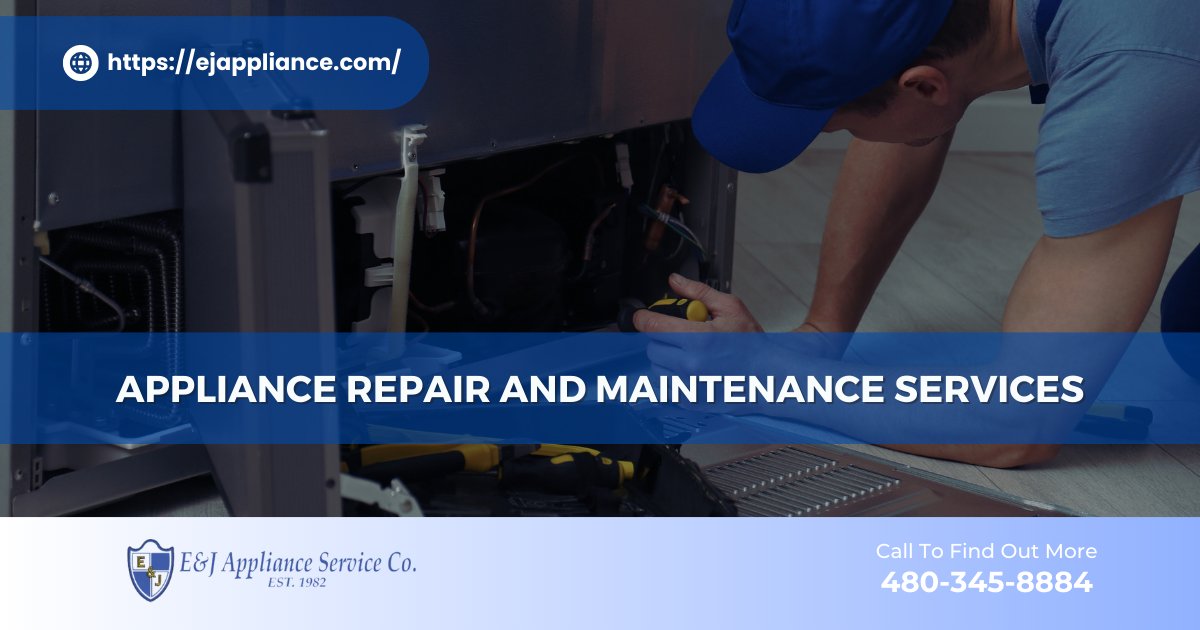 ejmultiply24's tweet image. At E&amp;amp;J Appliance Service Company, we know how important your appliances are to your daily life. That’s why we provide expert appliance repair and maintenance services designed to keep everything in your home running smoothly.

Call E&amp;amp;J Appliance Service Company today!

#FastFixes