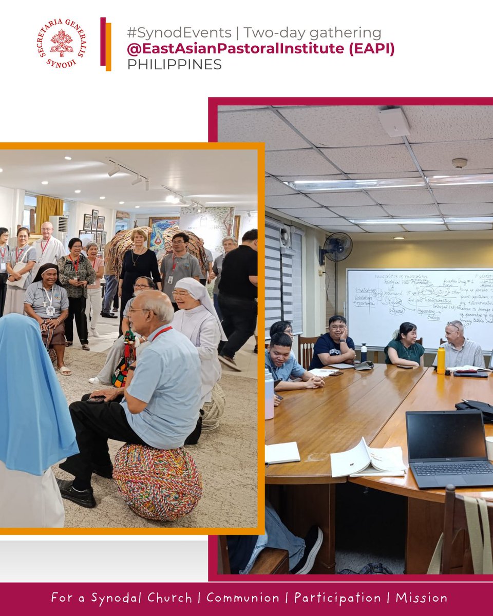 Synod_va's tweet photo. #synodevents @SrNatB attended a few days ago a two-day gathering which brought together @EastAsianPastoralInstitute (EAPI) alumni, Church leaders, and mission partners to reflect on the future of pastoral mission in Asia and the strategic directions for EAPI. #synodalityinaction https://t.co/wiPHlPJF2A