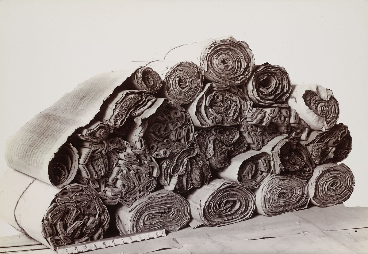 Completing a series on the Stein Collection, Mélodie Doumy's new blog examines the 'regular bundles' of materials from Cave 17 at Dunhuang.​ Learn more here: bit.ly/4mnBTJD