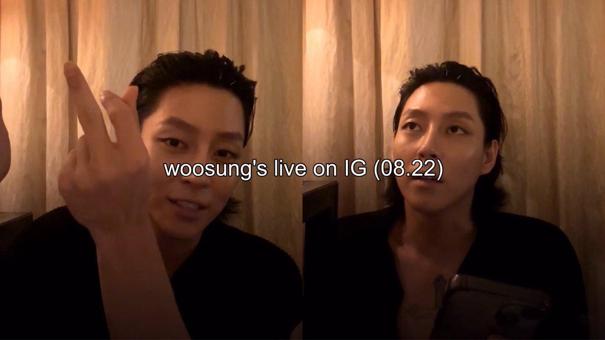 The replay of woosung’s live is up for you to watch it now, enjoy it 🙂‍↔️

youtu.be/sB6wVHedmwI?si…