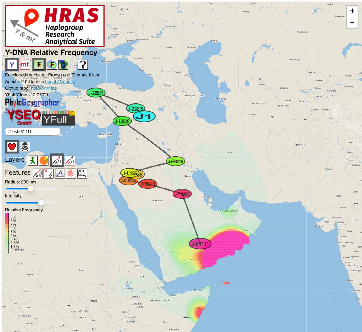 L93_BY111's tweet photo. @YEMENDNA الف مبروك الدعمكي آل العظم من حمير واحتمال كبير انه على ZS3668 وليس على تحورنا BY111

وعلمياً نشأة التحور وبداية انتشاره وتركيزه القوي في بلاد مهرة التاريخية وشرق حضرموت وعُمان وثم سقطرى

صور من الحقيقة العلمية خير من صور مصممه وعليها اكاذيب وتدليس

تركيز التحور هنا كما في الصور https://t.co/7U8MphegsS