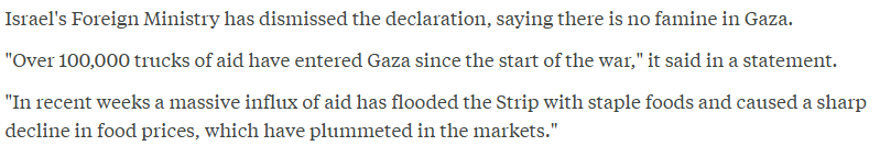 hooray, they've actually reported something at the top of the website

not hooray, they're still republishing genocidally complicit Israeli PR without caveat or context