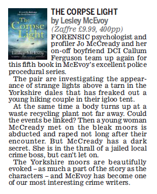 Reviews don't get much better than this - huge congratulations <a href="/LesleyMcEvoy20/">📚 Lesley McEvoy📚✒🔍☠🗡</a>, in today's <a href="/DailyMail/">Daily Mail</a>! 

'McEvoy has become one of our most interesting crime writers'