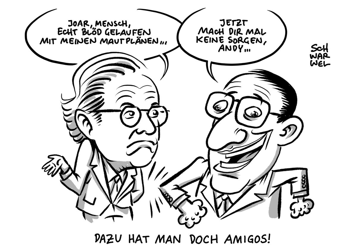 • „Falschaussage zur Maut: Ex-Verkehrsminister Scheuer angeklagt“
• „Händler verlangen Milliarden: Spahns Maskenkäufe verursachen enorme Folgekosten“
#Scheuer #Spahn #CDU #schwarwel
