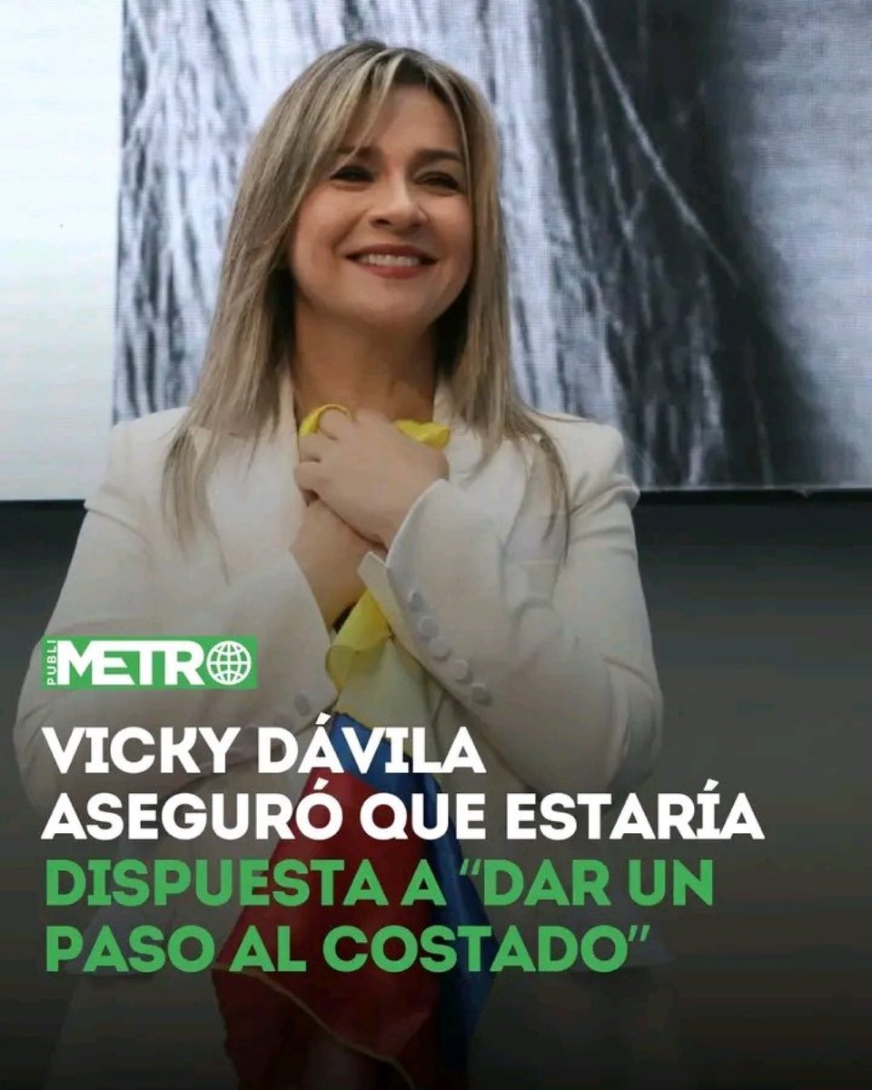 La candidata <a href="/VickyDavilaH/">Vicky Dávila</a> de Gnecco ya se dió cuenta que no podría ganar ni en la elección de una junta de acción comunal... 😄

#MuñequitaDeLosGilinski