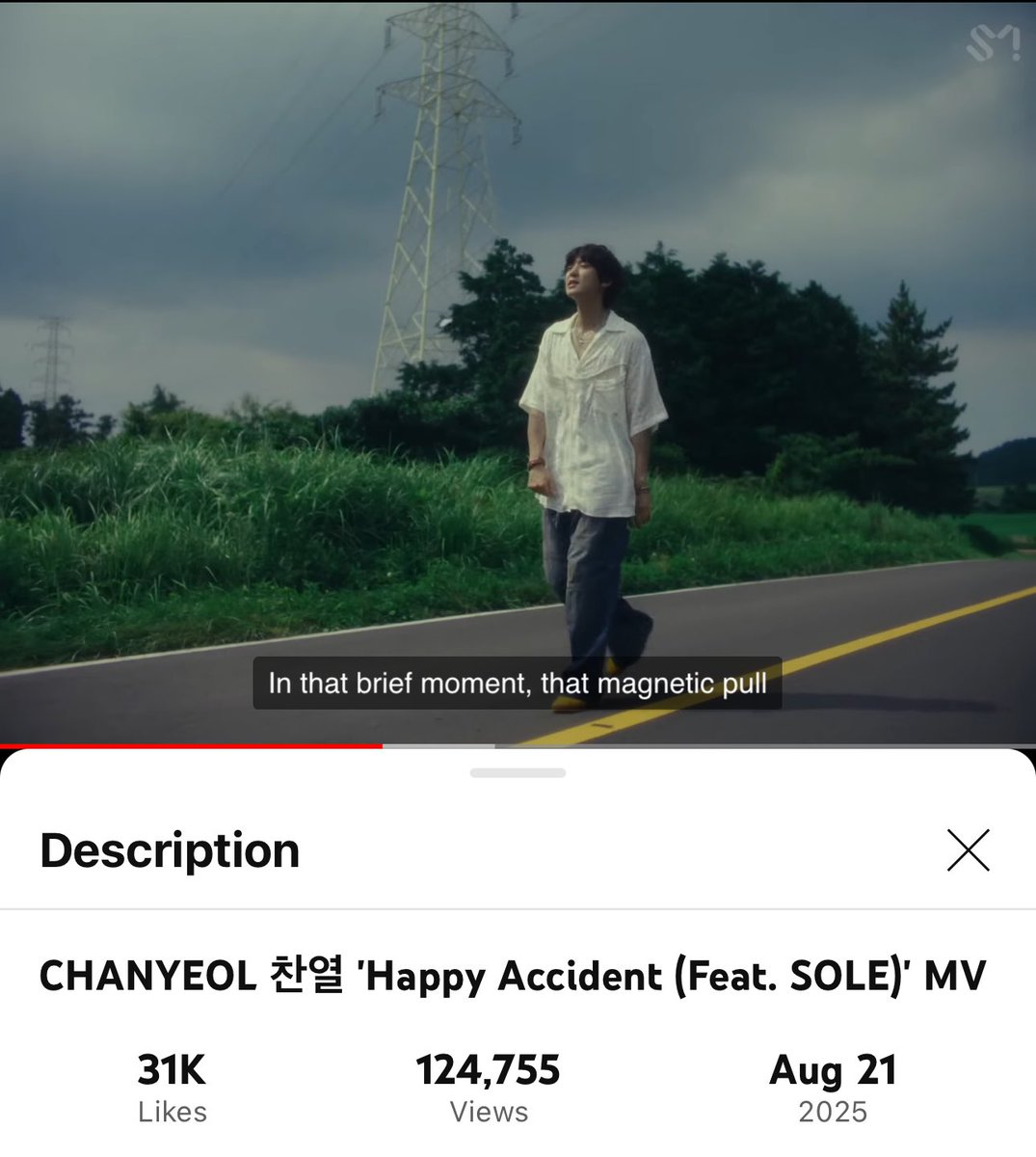 ChanyeolGlobal's tweet photo. Everyone, let’s keep the momentum going! 
Stream Chanyeol’s Happy Accident MV and share the joy this song brings. 🎶💛

🔗:https://t.co/eDef80kC9n

#CHANYEOL_HappyAccident 
#찬열 #CHANYEOL https://t.co/LFKuOLqx82