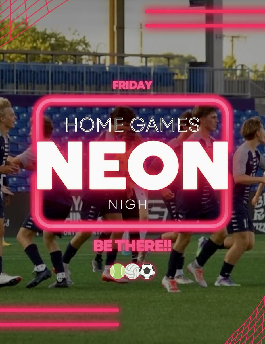 🚨- BIG night at WCDS all vs. Calvary- wear your NEON!!
V 🎾- 4:00 (Willow Creek)
V 🏐- 5:00
V ⚽️- 7:00
Go, Cats!! 🐾
