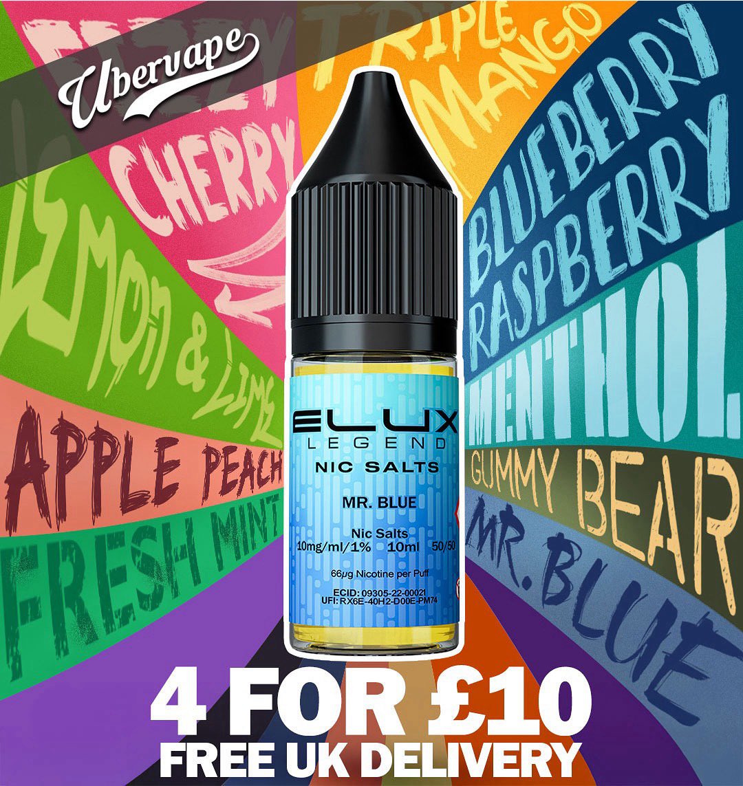 ELUX Salts 4 for £10, FREE Delivery - What’s not to like.. 😎