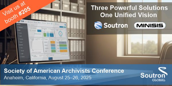 AutoGraphicsInc's tweet image. File formats fade. Access matters. Stop by Booth 206 at #SAA2025 to see how Soutron Global’s OAIS-compliant solutions protect your collections for generations eu1.hubs.ly/H0mqpxh0 

#digitaltransformation 
#digitalarchives 
#digitalcollections 
#archivists 
#archives 
#saa25
