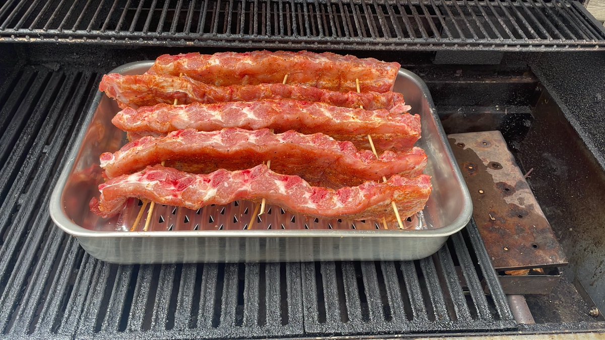 Phase 1: Smoken. Soeben gestartet.