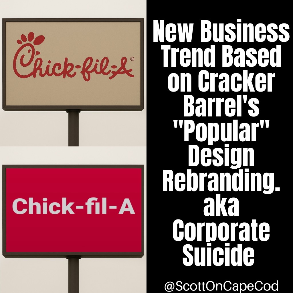 ScottOnCapeCod's tweet image. What's Next? #CrackerBarrel