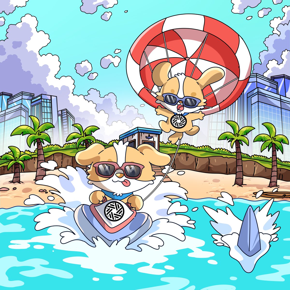 Summer Vibe, it feels wonderful to blend with the clear blue sea waves. Dobby is enjoying the amazing moments of summer. <a href="/SentientAGI/">Sentient</a> <a href="/shad_haq/"></a> <a href="/SentientAGI_vn/">Sentient Việt Nam</a> 
#SentientAGI #DobbySummer