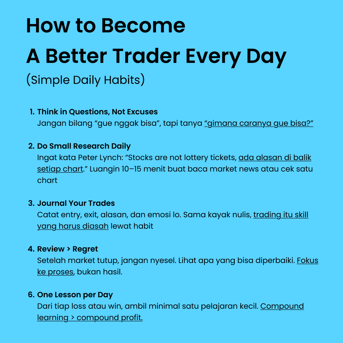 Simpan buat reminder harian.