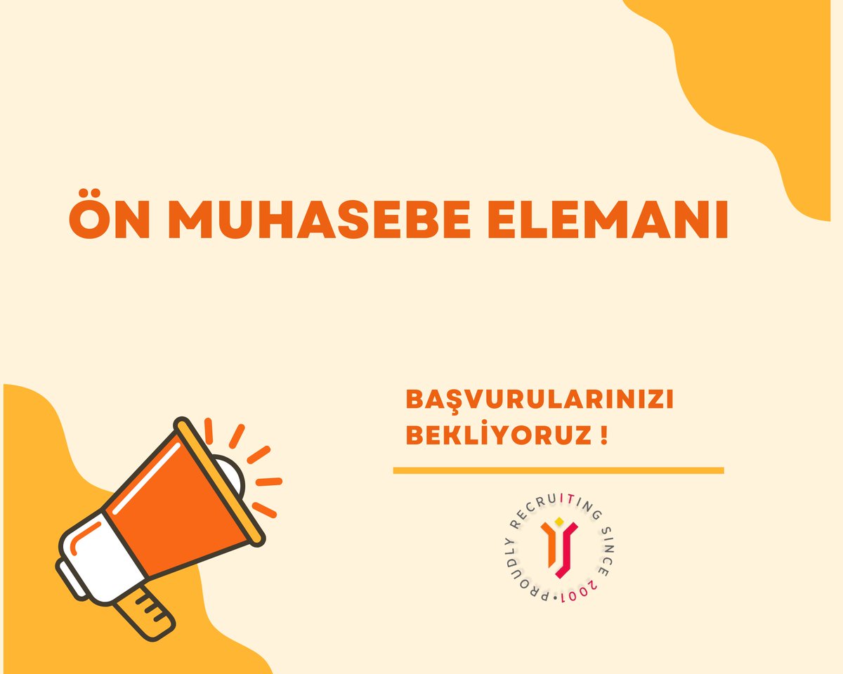 ischr's tweet photo. Danışmanlığını yürüttüğümüz, elektrikli ev eşyaları sektöründe faaliyet gösteren müşterimiz için Ön Muhasebe Elemanı arayışımız bulunmaktadır.
https://t.co/7m3CoLrOZ0 https://t.co/uowEtYUujs