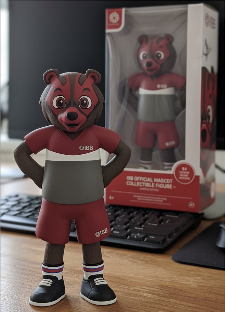 EduTechYumi's tweet photo. Playing around with nano-banana, and decided to make a 3D figure of our school mascot, Taeguk. What do you think of the result?

#ISBbear #ISBlearning #Taeguk #InternationalschoolofBusan https://t.co/5tIY081NZw