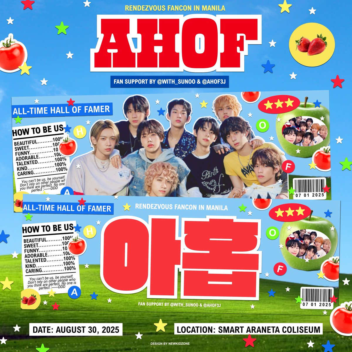 fansupport for #AHOF <a href="/AHOF_official/">AHOF</a> ⋆˚꩜｡
@ #RENDEZVOUSinMANILA

🍎    OT9 hand banner freebie
🏟️    Smart Araneta Coliseum
🗓️    August 30, 2025

see you po! ♡