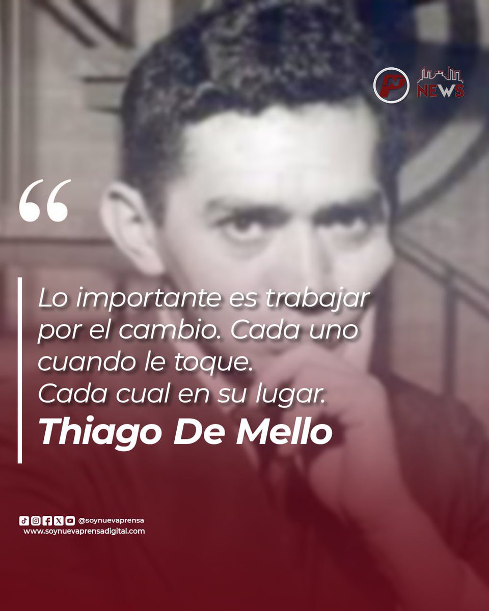 ¡Feliz comienzo de fin de semana!

«Lo importante es trabajar por el cambio. Cada uno cuando le toque. Cada cual en su lugar», Thiago De Mello.