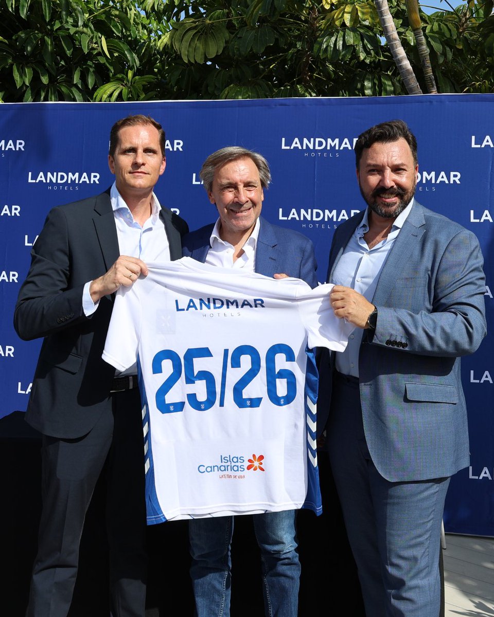 🤝 Landmar Hotels y el Club Deportivo Tenerife, juntos en la 25/26💙

En Landmar Hotels nos sentimos orgullosos de anunciar nuestra alianza con el @cdtoficial, con quienes compartimos valores de esfuerzo, compromiso y pasión por nuestra tierra 🇮🇨

#PassionForPeople #LaBregaNosUne