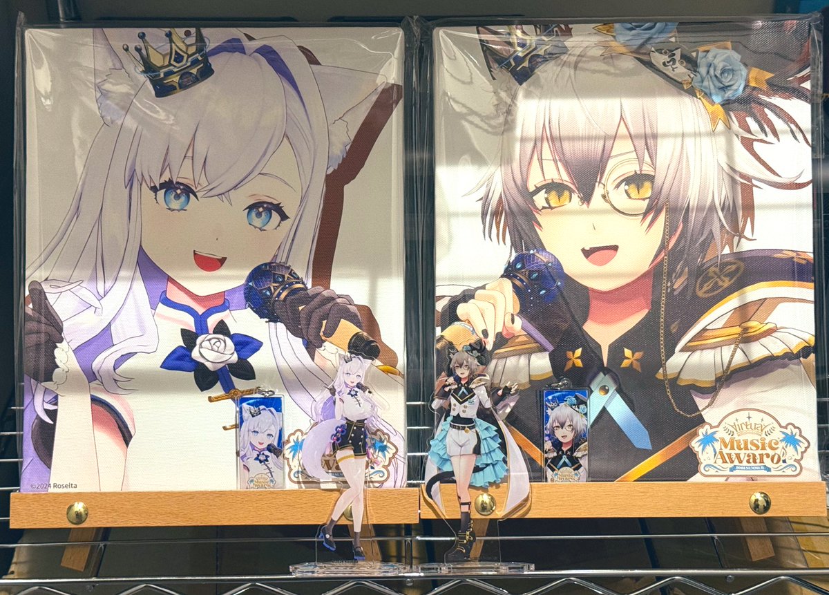 nekozenoshin's tweet photo. ブイアワさんからグッズのサンプルが届きました✨
Roseltaで向かい合わせなのいいね…🤭
キャンバスボード袋から開けるの勿体なくて開けられないぃぃぃ😇 https://t.co/7BRogz43Wv