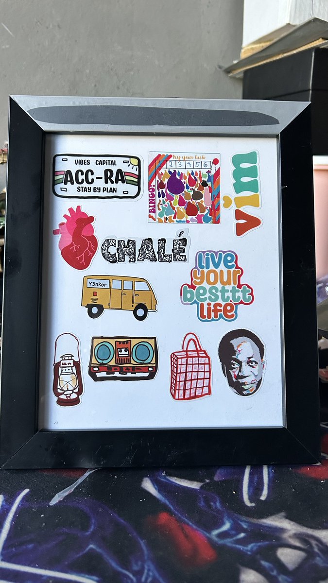 Sticker set still selling
GHS 35 for a pack of 11 mixed stickers