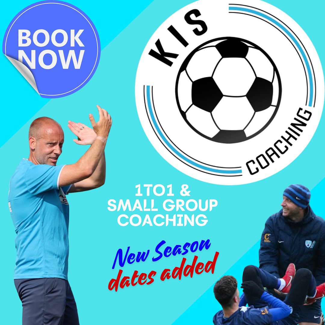 After the conclusion of our conditioning sessions 💨 <a href="/KISfootball/">KISfootballcoaching</a> NEW SEASON SESSIONS are now LIVE 🤩

So if you need a sharp start to the season give our sessions a go 💪⚽️

To book a session 😃 get in touch via our booking form 📝 📱 

Check out our ⛓️🌳 in our BIO 💪