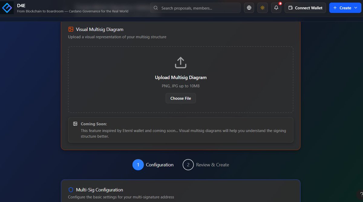 Building multi-sig feature...inspired by <a href="/eternlwallet/">Eternl</a> . Might need your support in future...

#Cardano #Governance #ADAVietNam