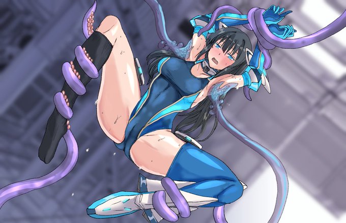 蒸し暑い倉庫で不覚をとったセレスタイトはエナジー吸引を受け、変身ブーツの片方だけを解除されてしまった!腋下吸引とソックス舐め触手の連鎖攻撃に晒され、変身ヒロインは身悶えし敗北を待つしかないのか…!
とりむまう様のご依頼より、🧦変身解除。ご依頼、ありがとうございます! 