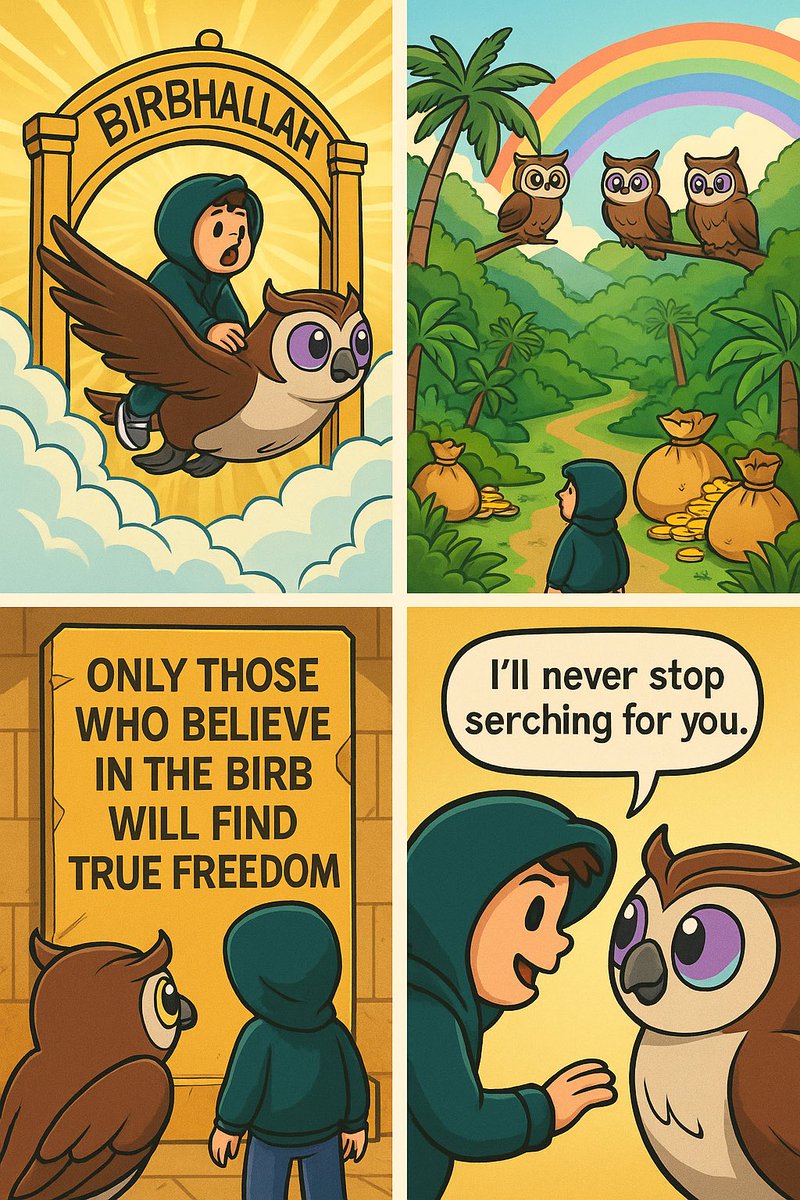 Web3Birb ✳️🐦 (@web3birb) on Twitter photo Only those who believe <a href="/moonbirds/">Moonbirds</a> 
Which birb wants to be part of my next comic? #birbish Only those who believe <a href="/moonbirds/">Moonbirds</a> 
Which birb wants to be part of my next comic? #birbish