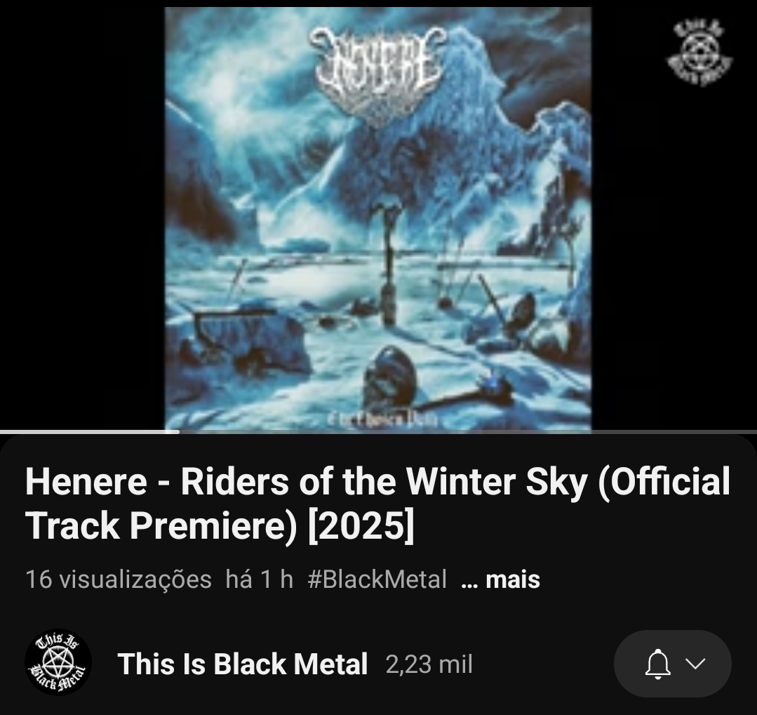 WarProd's tweet photo. #News
#FutureRelease
2nd single from #Henere's upcoming album, "The Chosen Path," via #thisisblackmetal
https://t.co/xxW0NoZyEe
Out September 19, 2025 via @WarProd & #voidwandererproductions
#PreOrder links on comments
#WarProductions
#BlackMetal
#SupportTheUnderground https://t.co/FNQnrhcGUP