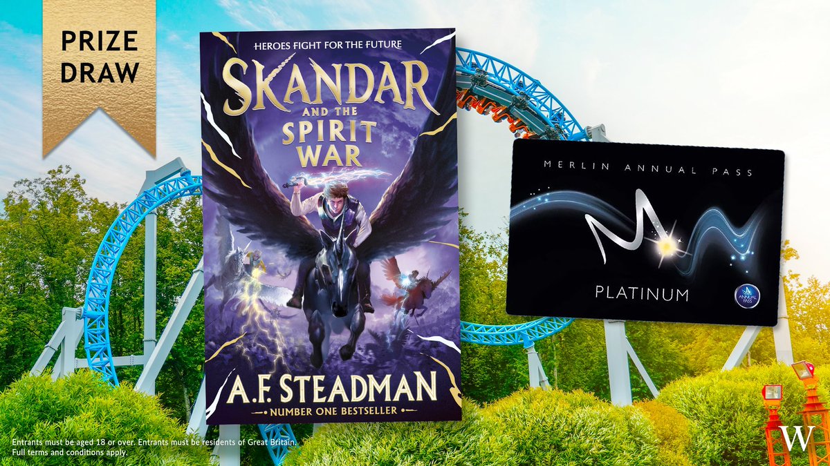 Waterstones's tweet photo. To celebrate the release of @annabelwriter's SKANDAR AND THE SPIRIT WAR, we're giving away a Merlin Platinum Annual Pass! Details here: https://t.co/im18ZSlAwe https://t.co/kWvClIoDjp