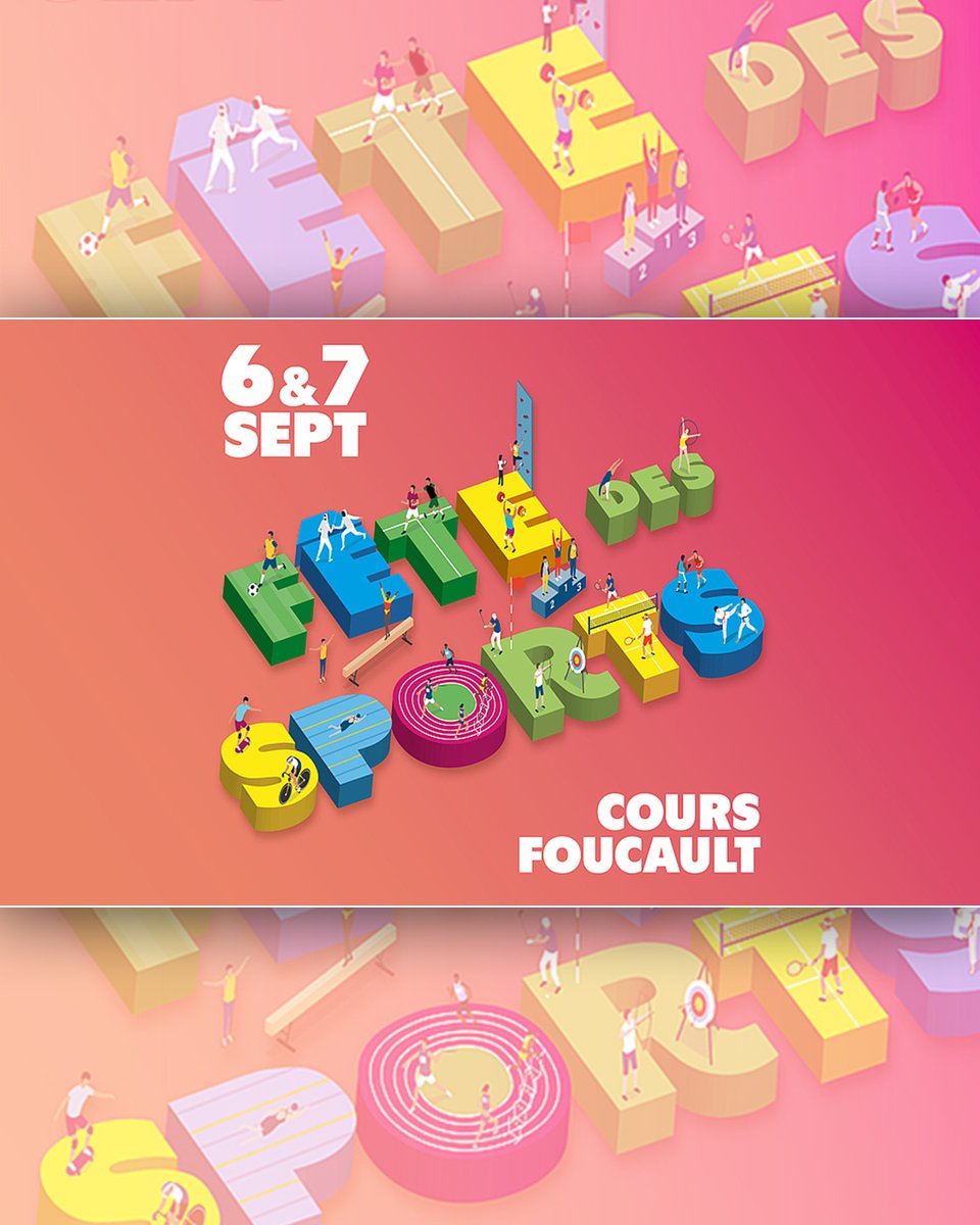 Fête des sports 2025
Samedi 06 et dimanche 07 septembre 2025
80 associations présentes au Cours Foucault à Montauban.

ℹ️ Information : lc.cx/PqDVJd