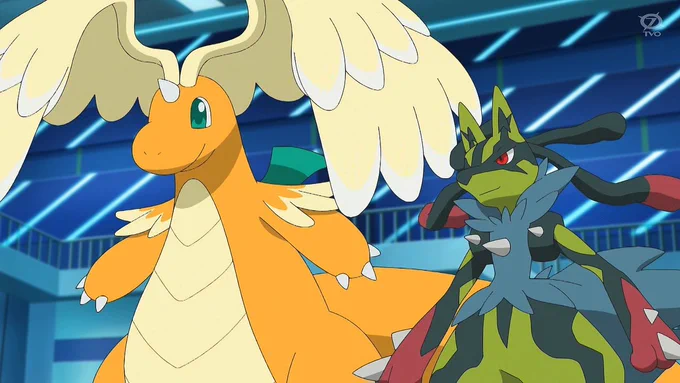 ULTS MEGA DRAGONITE!! ITS BEAUTIFUL #anipoke