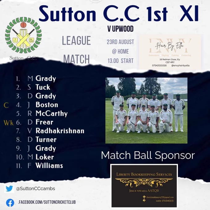 Image from Sutton CC (@SuttonCCcambs)