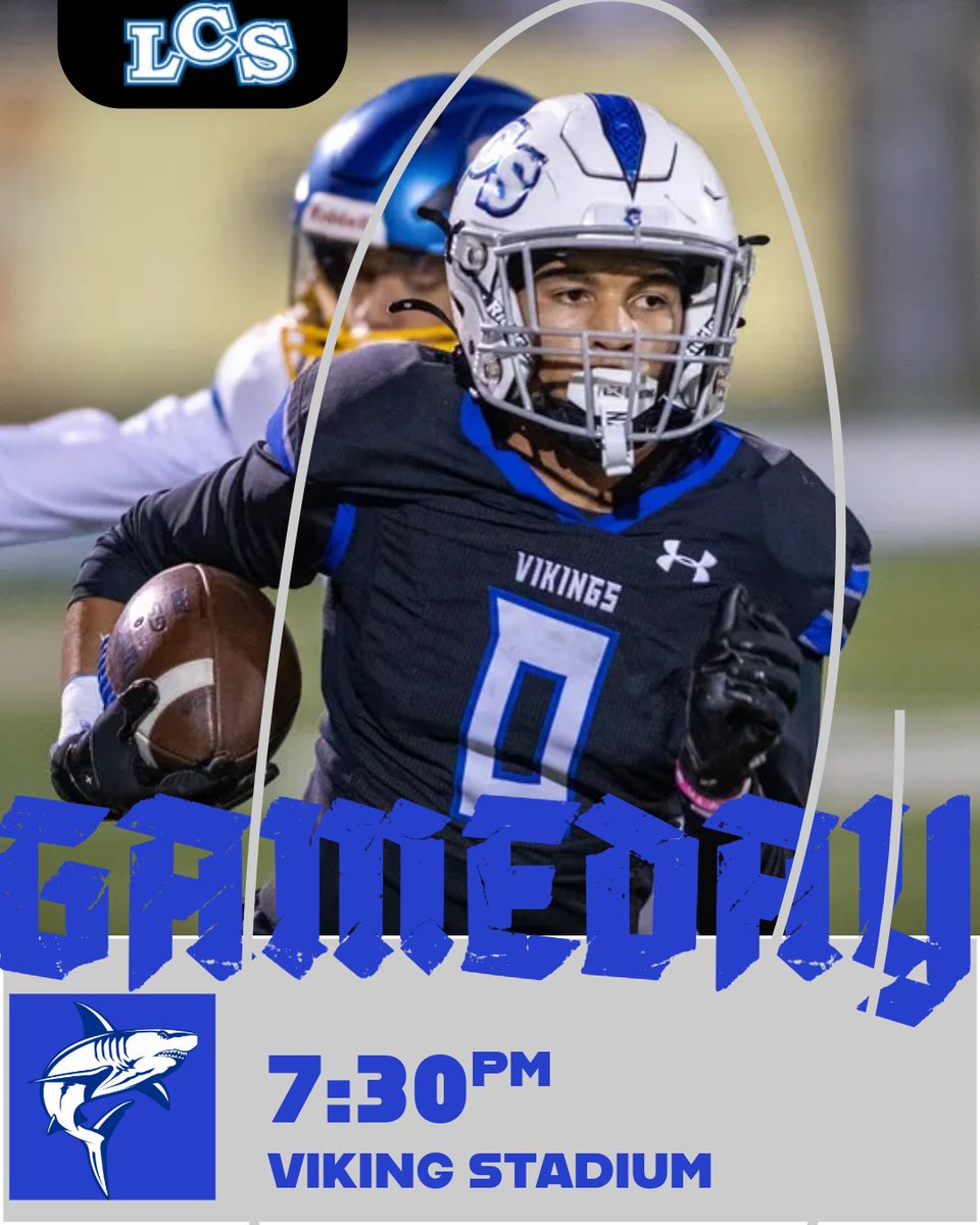 LCSFootball's tweet image. It’s GAMEDAY‼️
 
🏈 : Week 1 vs NSU University
📍 : Viking Stadium
⏰ : 7:30 pm 

#ForHisGlory