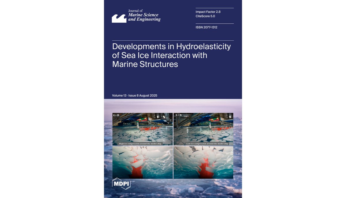 JMSE_MDPI's tweet image. 💡 New cover, new insights!

 JMSE Vol. 13, Issue 8 features innovative research in underwater image enhancement—paving the way for advances in marine robotics, monitoring &amp;amp; exploration.

🖼️Explore the full issue:  mdpi.com/2077-1312/13/8

#UnderwaterImage #JMSE #OceanEngineering