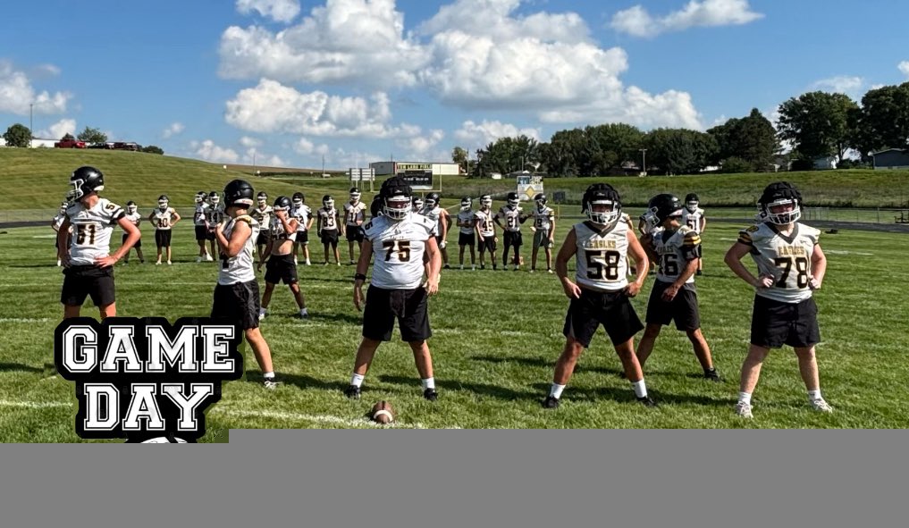 Lawton-Bronson Football (@lbeaglesfb25) on Twitter photo Game Day! Come out and cheer on the Eagles tonight as we take on the West Sioux Falcons
When: 8/22 <a href="/6pm/">Follow us @Shop6pm!</a>
Where: Eneboe Field in Hawarden Game Day! Come out and cheer on the Eagles tonight as we take on the West Sioux Falcons
When: 8/22 <a href="/6pm/">Follow us @Shop6pm!</a>
Where: Eneboe Field in Hawarden