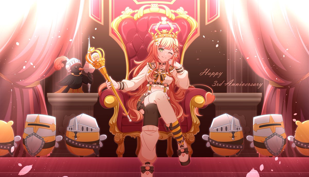 【繪圖/委託】委託人：Hsuan 
<a href="/hsuan7745/">Hsuan🐦‍⬛</a>

經過委託人同意先提前公開了! 哈奇3周年快樂!
這次畫了比較偏帥氣莊嚴的風格!

#日月精華