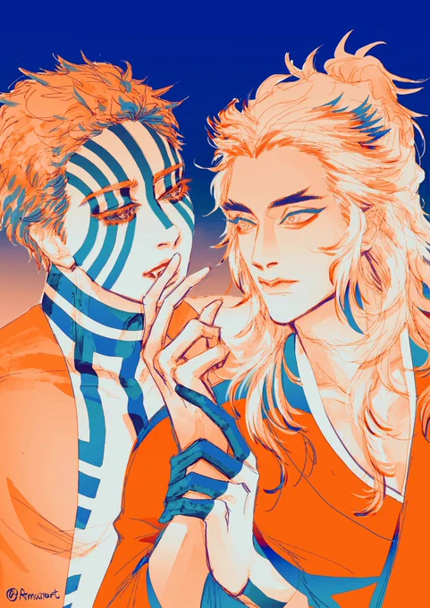 My toxic masculine yaoi ship is back to big screen again… #demonslayerfanart #猗窩煉