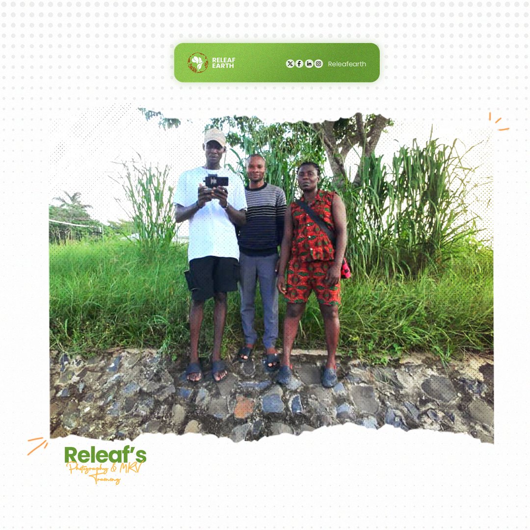 Releafearth's tweet image. Empowering our team with new skills in photography for more efficient MRV (measurement, reporting, and verification) data capturing.

 High-quality imagery is crucial for accurate impact tracking.

 #MRVData #PhotographyTraining #ImpactTracking #DataForGood