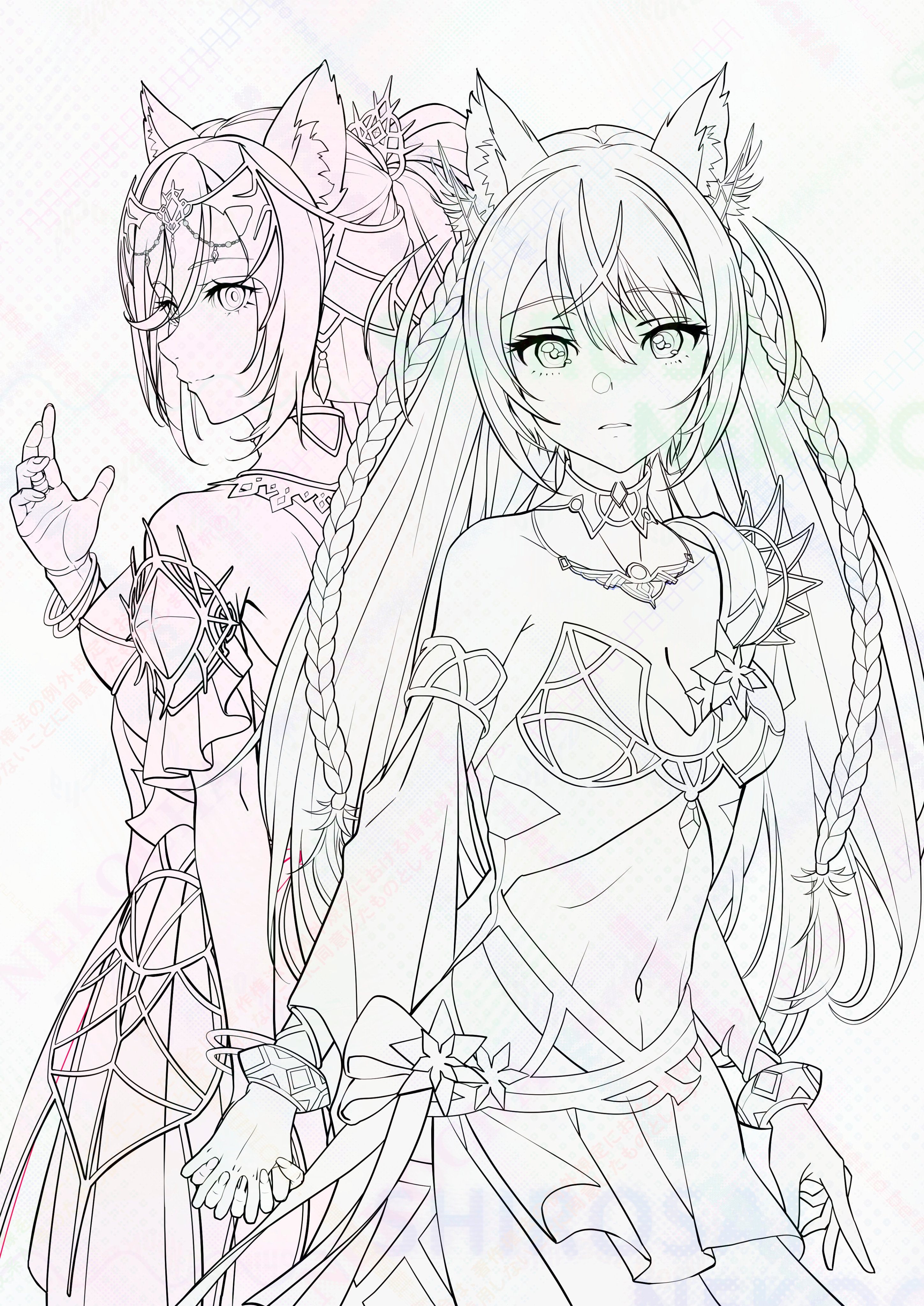 茶白 猫 ちゃん　　原画 白菜ねこ茶🎨イラストレーター on X: 