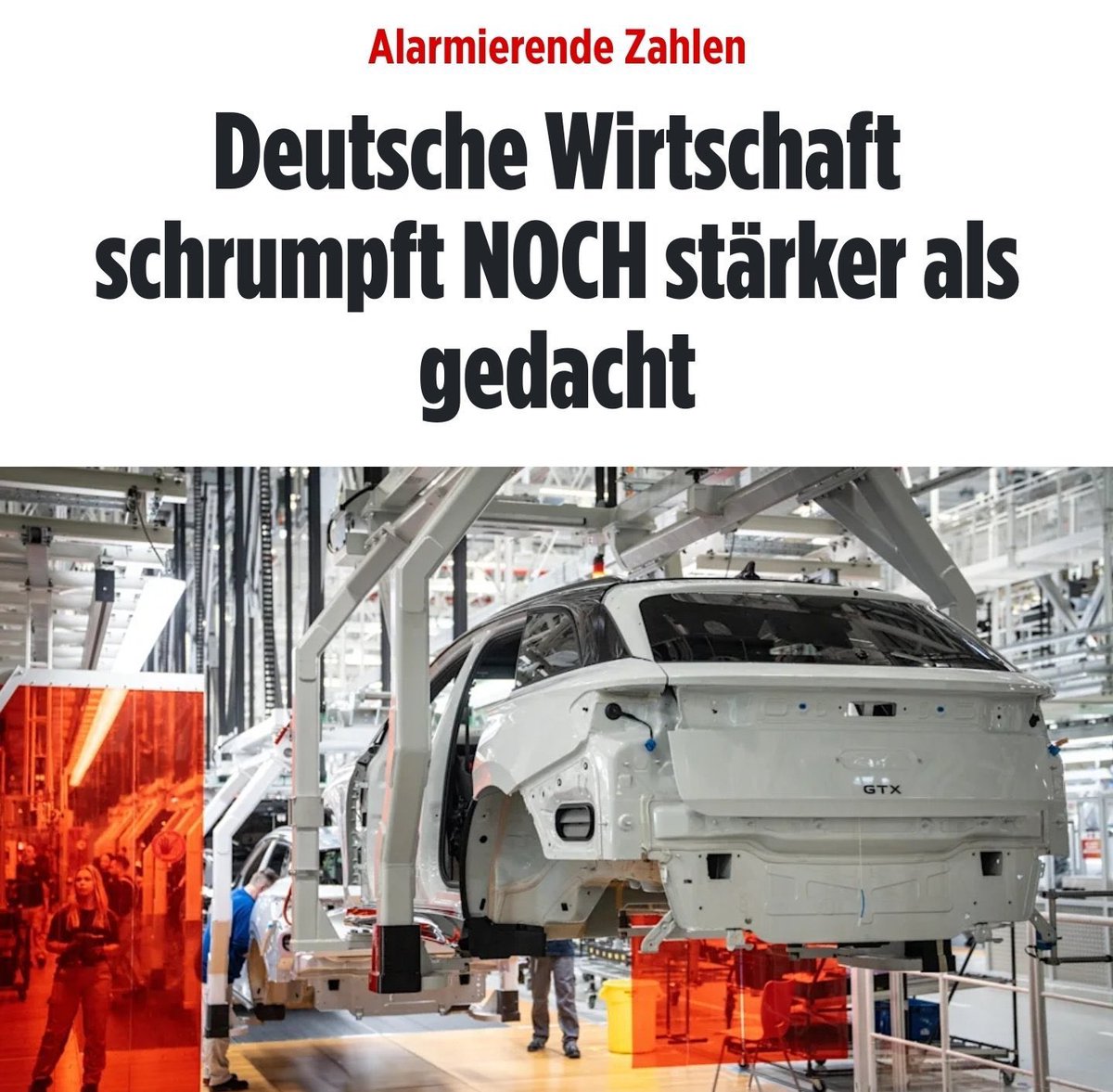 Alles verläuft nach dem Wunsch von Ulrike Hermann vom linksradikalen Revolverblatt taz.