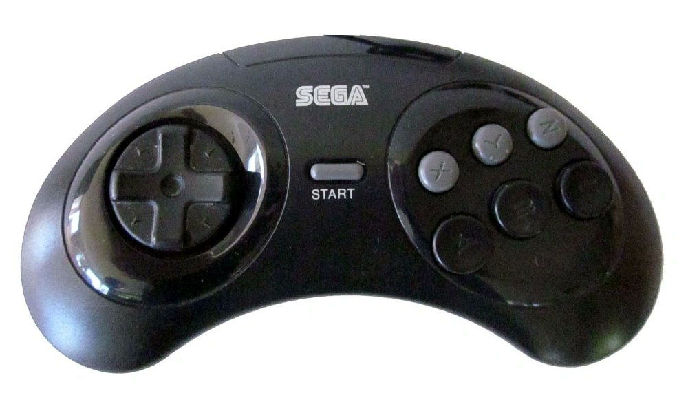 ComuDoMega's tweet image. A evolução de um controle. Percebam que no Saturno temos ali o controle de 6 botões embutido numa carcaça maior. #sega #SegaGenesis #segasaturn #nostalgia